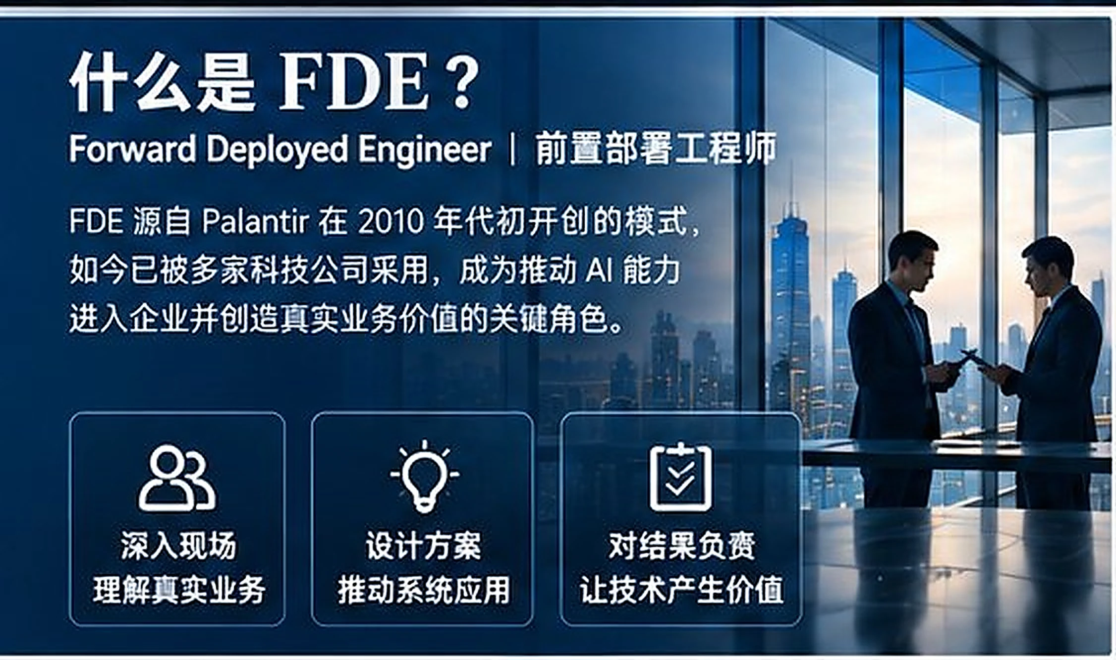 什么是FDE：Forward Deployed Engineer 前置部署工程师